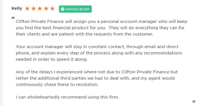 Customer Review For Arranging Bridging Loan